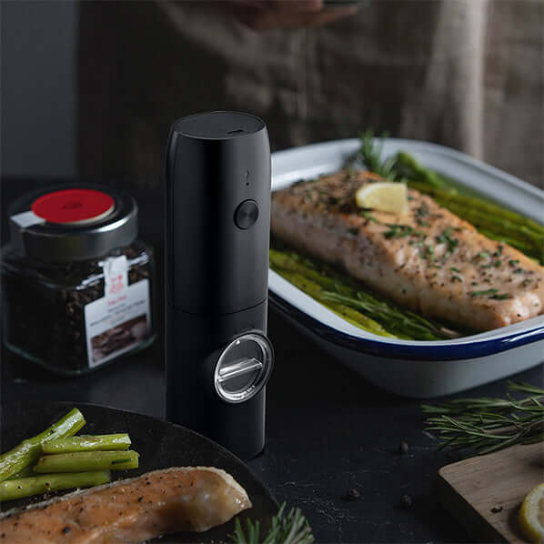 ImprovedHome™ Salt And Pepper Grinder Rechargeable Set